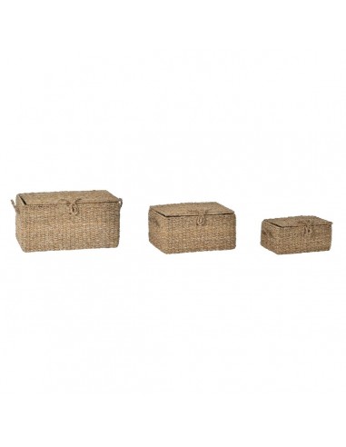 Basket spelset DKD Home Decor Met...