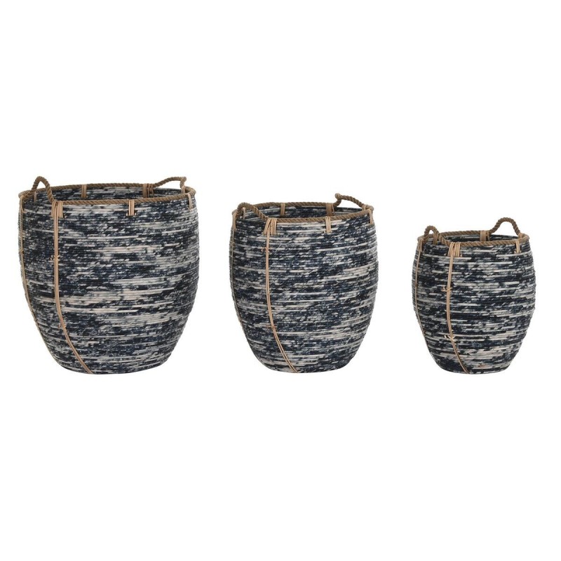 Basket spelset DKD Home Decor Zwart...