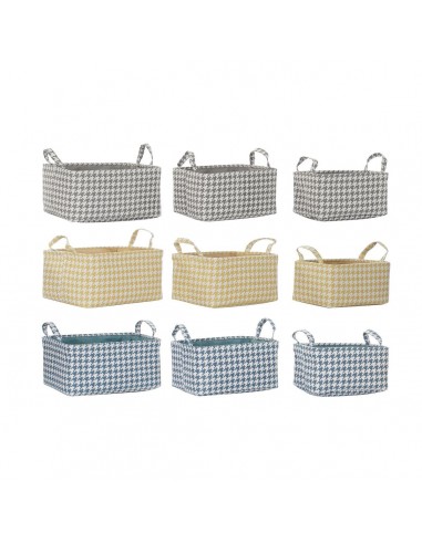 Basket set DKD Home Decor Polyester...