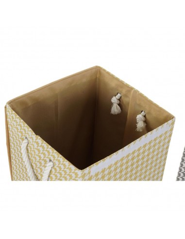 Wasmand DKD Home Decor Pied-de-poule...