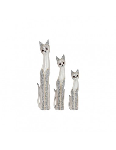 Set of Figures DKD Home Decor Grey...