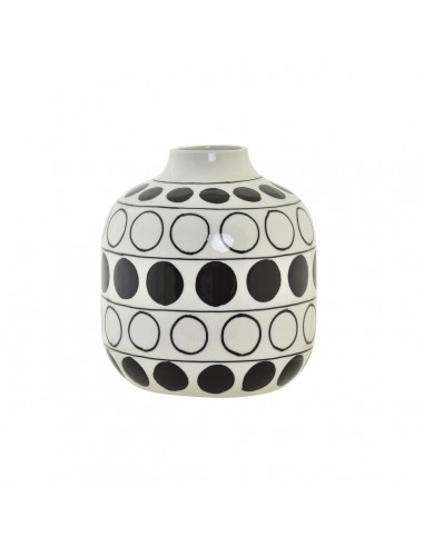 Jarrón DKD Home Decor Porcelana Negro...