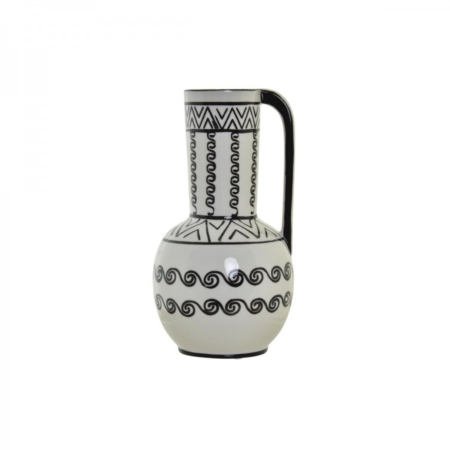 Jarrón DKD Home Decor Porcelana Negro...