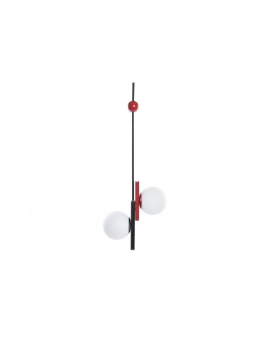 Lampadario DKD Home Decor Rosso Nero...