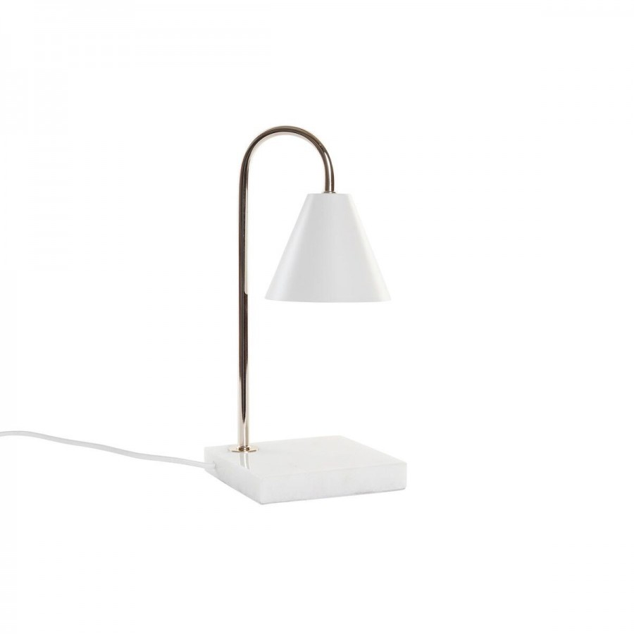 Bureaulamp DKD Home Decor Gouden Wit...