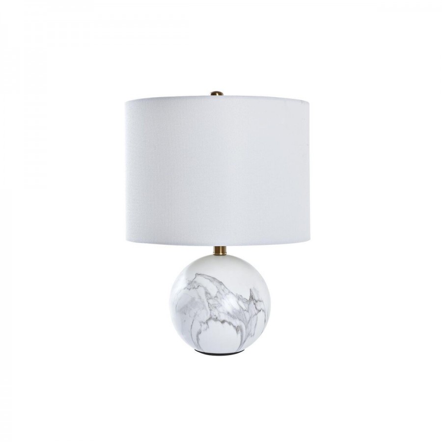 Bureaulamp DKD Home Decor Gouden Wit...