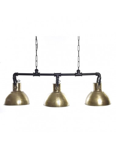 Suspension DKD Home Decor Noir Doré...