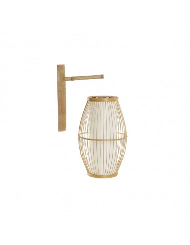 Écran de lampe DKD Home Decor Bambou...