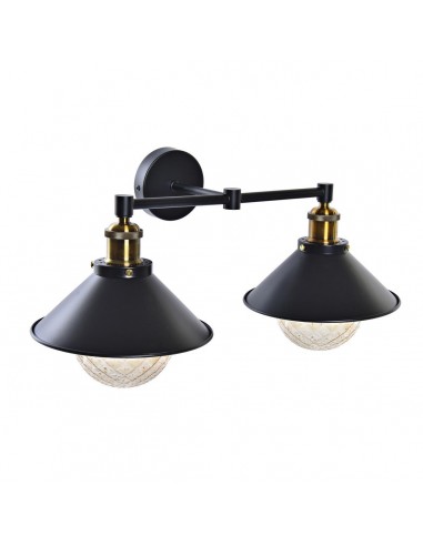 Lampada da Parete DKD Home Decor Nero...