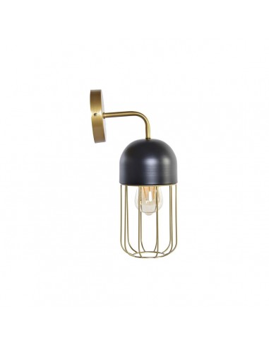 Muurlamp DKD Home Decor Zwart Gouden...