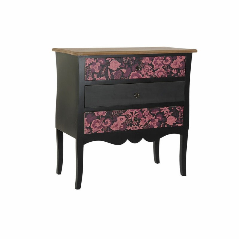 Anrichte DKD Home Decor Schwarz Rosa...