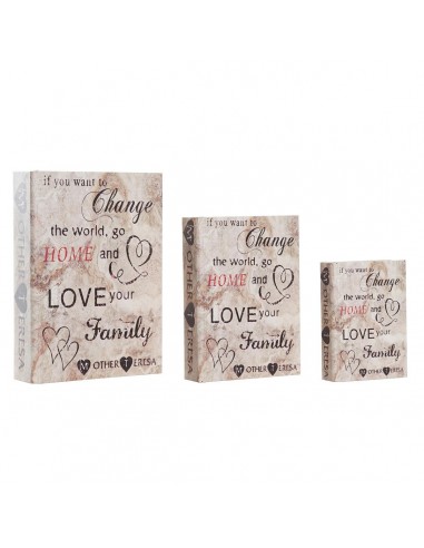 Juego de Cajas Decorativas DKD Home...