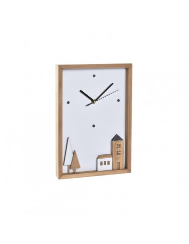 Wall Clock DKD Home Decor Wood White...