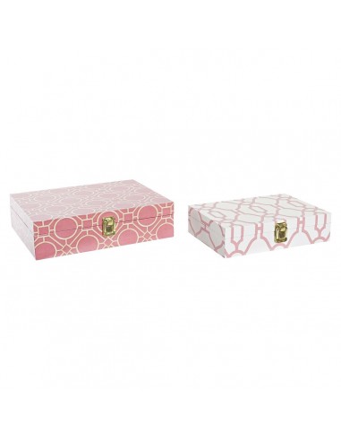 Set of decorative boxes DKD Home...