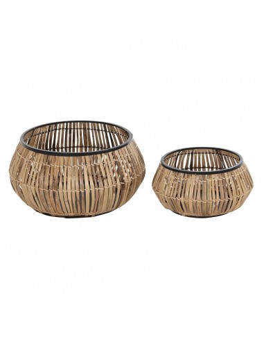 Set de pots DKD Home Decor Naturel...