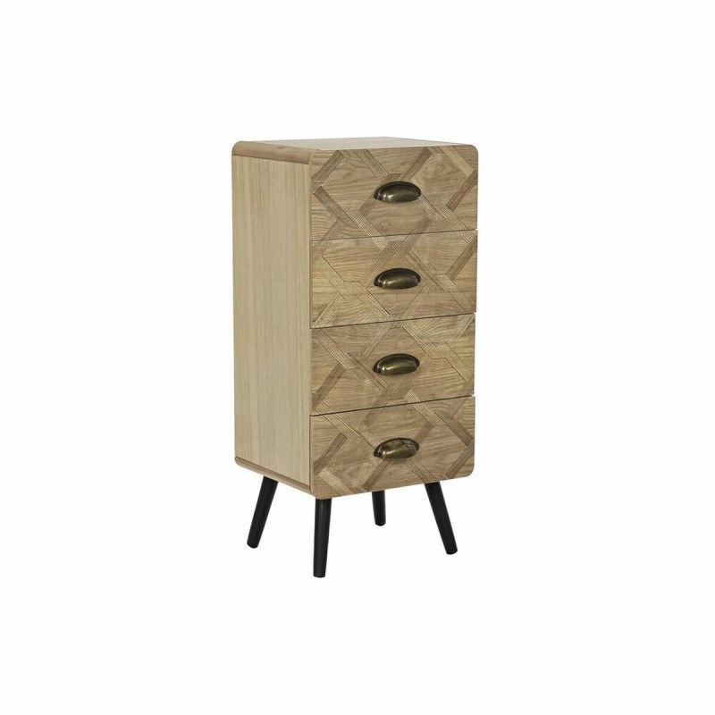 Cajonera DKD Home Decor Natural Negro...