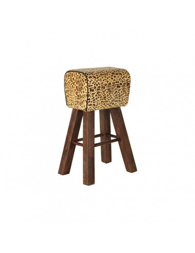 Kruk DKD Home Decor Zwart Hout Bruin...