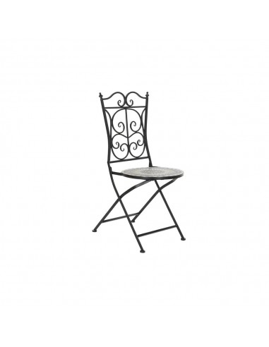 Sedia da giardino DKD Home Decor Nero...