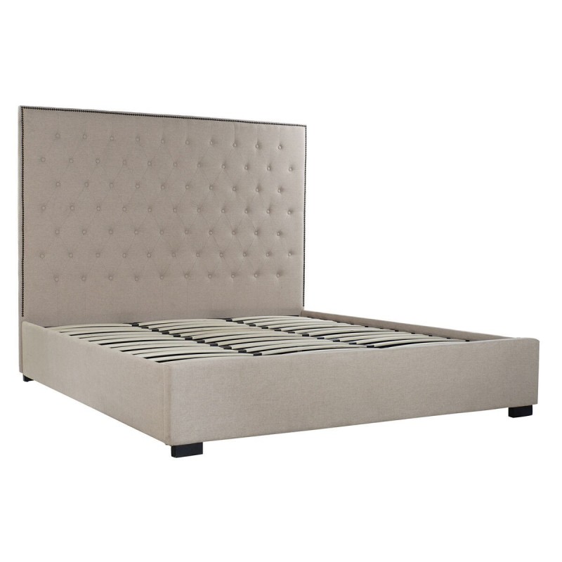 Bed DKD Home Decor Beige Metaal Hout...