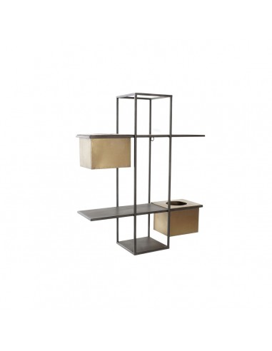 Scaffale DKD Home Decor Nero Metallo...