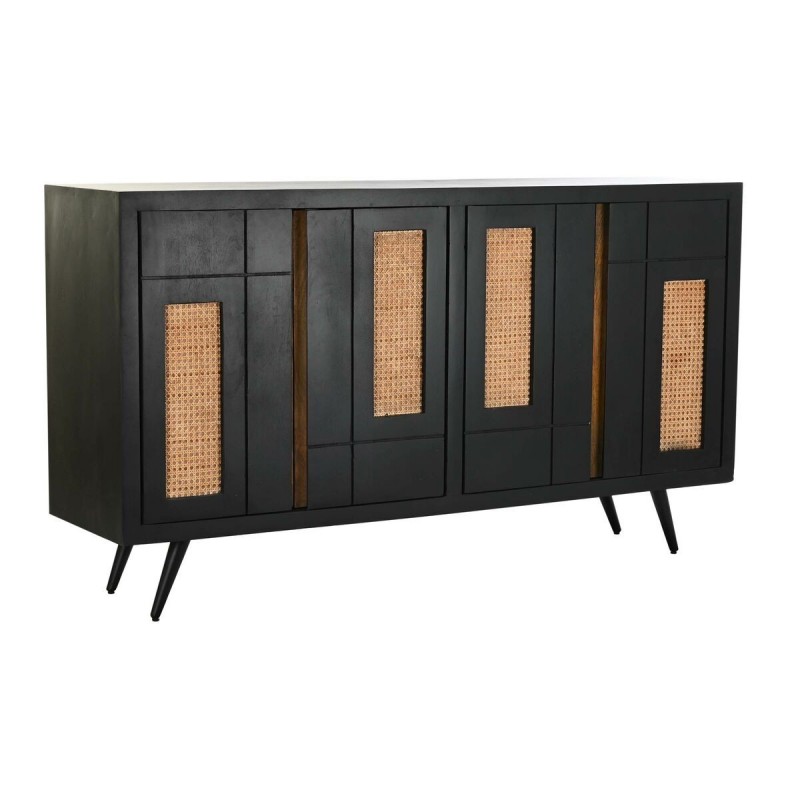 Buffet DKD Home Decor Noir Rotin Bois...