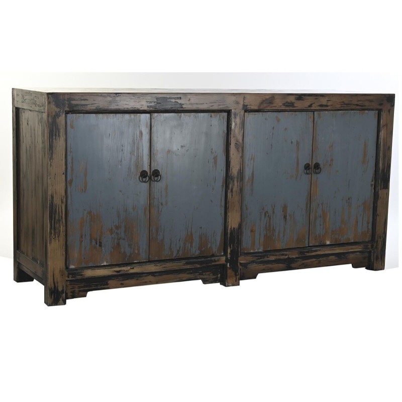 Dientafel DKD Home Decor Zwart Blauw...