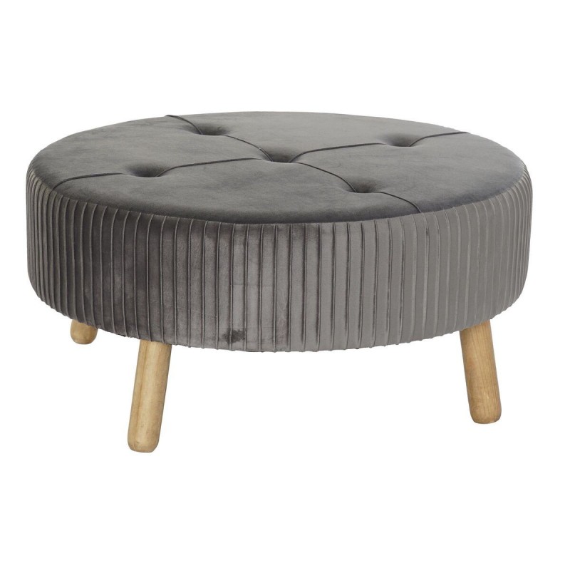 Footrest DKD Home Decor Wood Velvet...