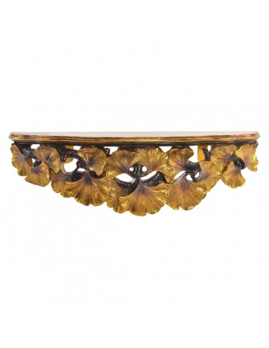 Shelve DKD Home Decor Golden Leaf of...