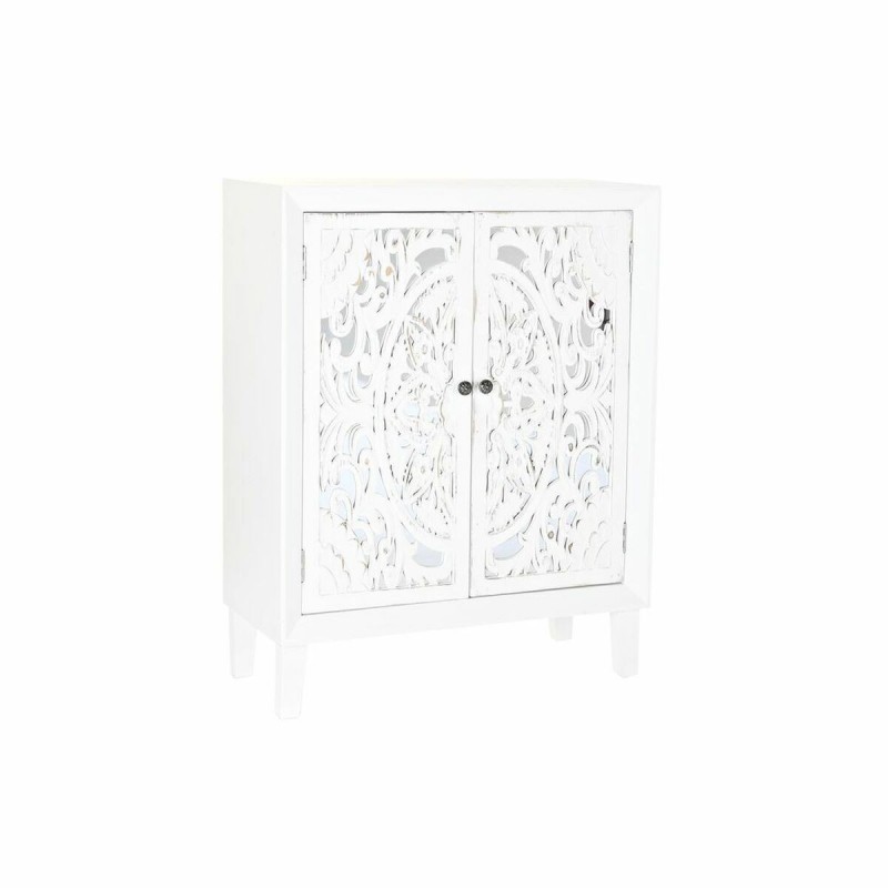 Aparador DKD Home Decor Blanco Espejo...