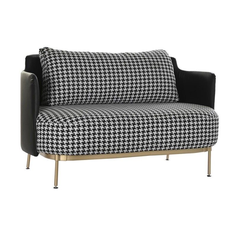 Sofa DKD Home Decor Schwarz Golden...