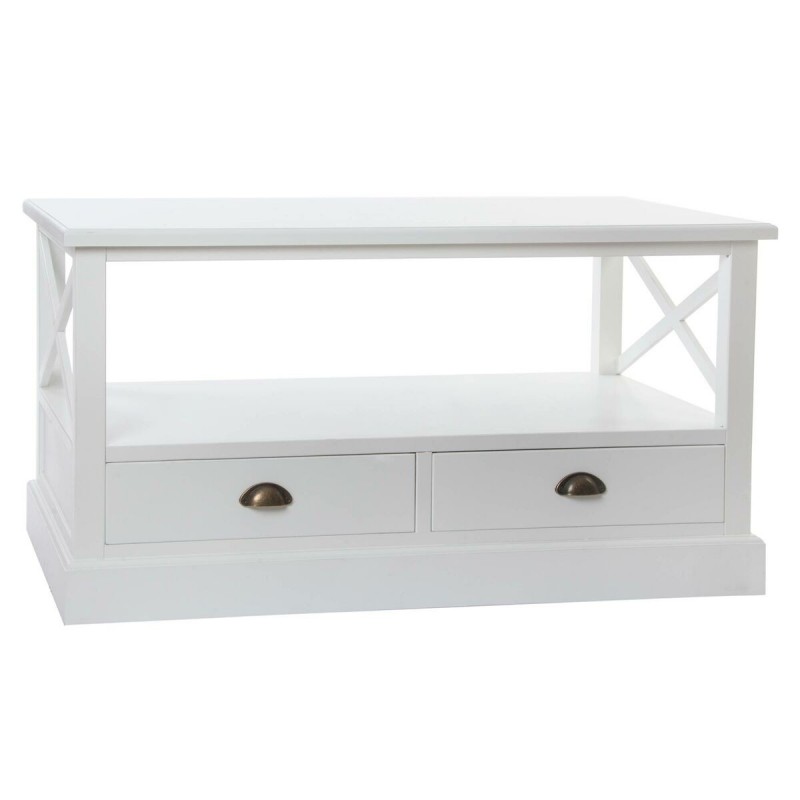 Table Basse DKD Home Decor Blanc Bois...