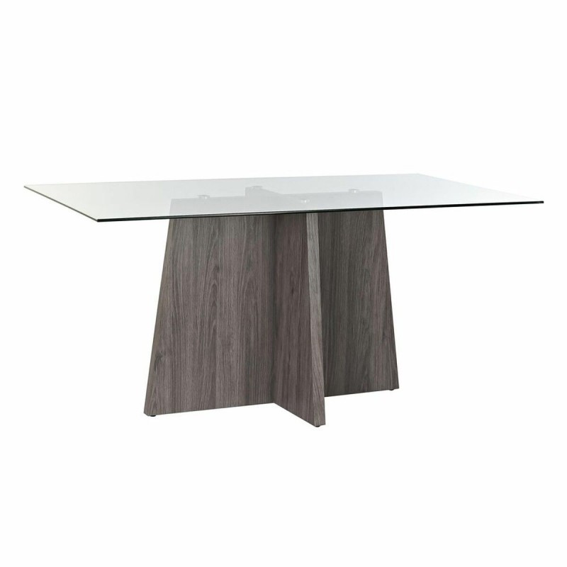 Eettafel DKD Home Decor Kristal Grijs...