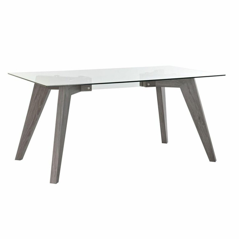 Eettafel DKD Home Decor Kristal Grijs...