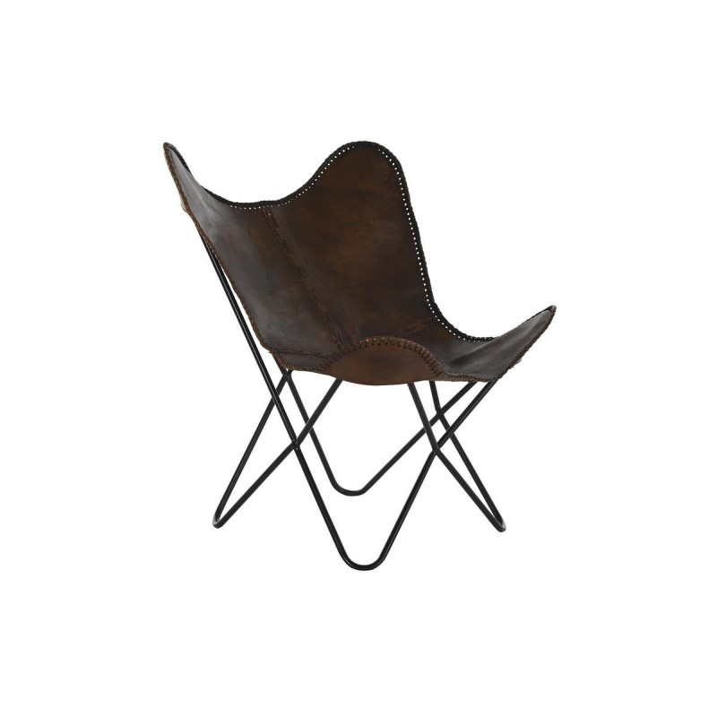 Chaise DKD Home Decor Marron Métal...