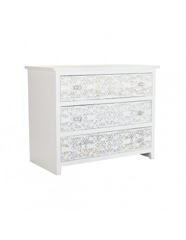 Cassettiera DKD Home Decor Bianco...