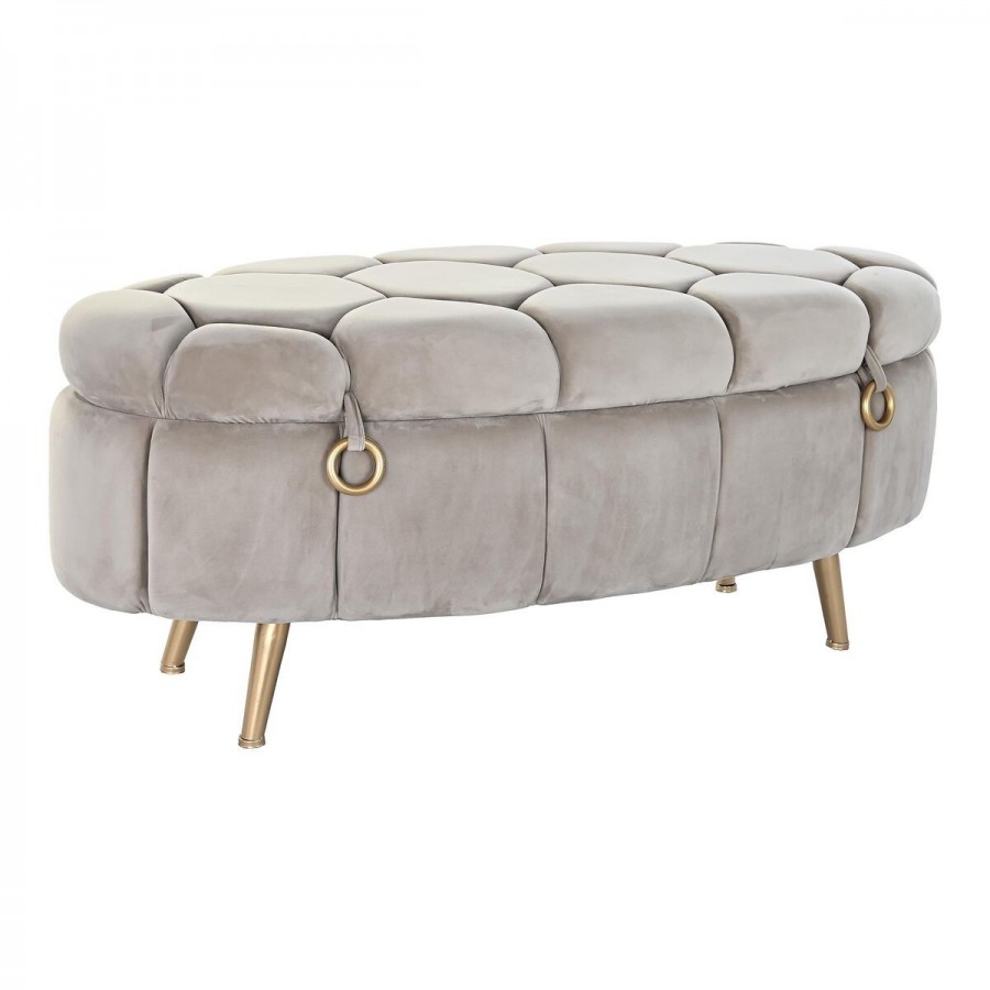 Banc de coffre DKD Home Decor Beige...