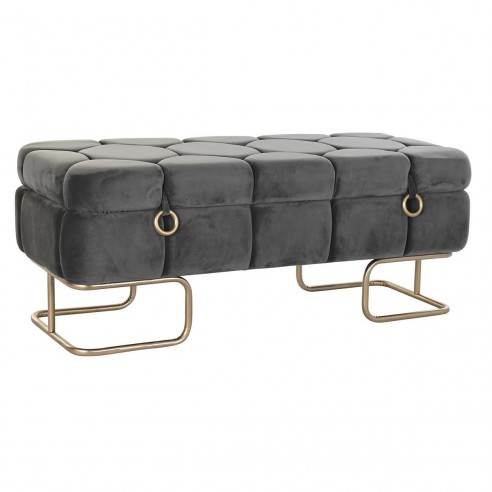 Banquette DKD Home Decor   Gris Métal...