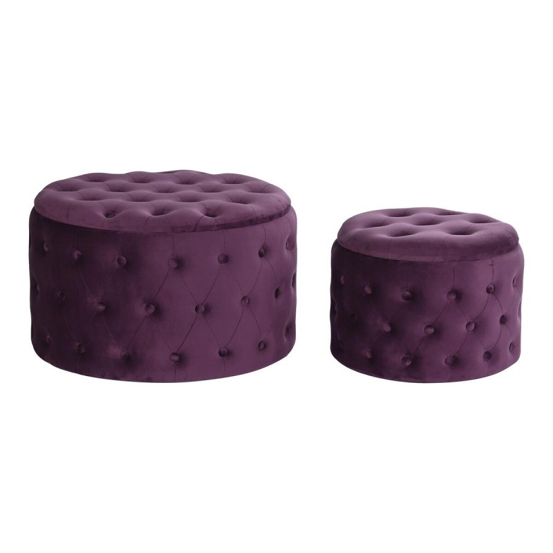 Footrest DKD Home Decor Purple...