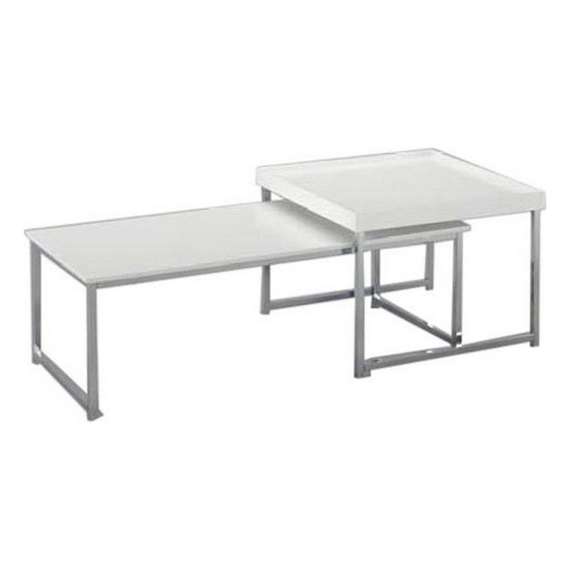 Jeu de 2 tables DKD Home Decor Acier...