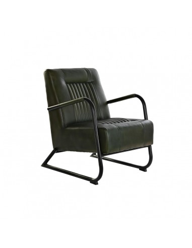 Armchair DKD Home Decor Black Metal...