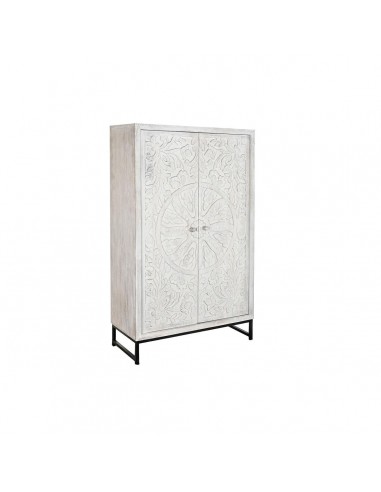 Armadio DKD Home Decor Metallo Bianco...