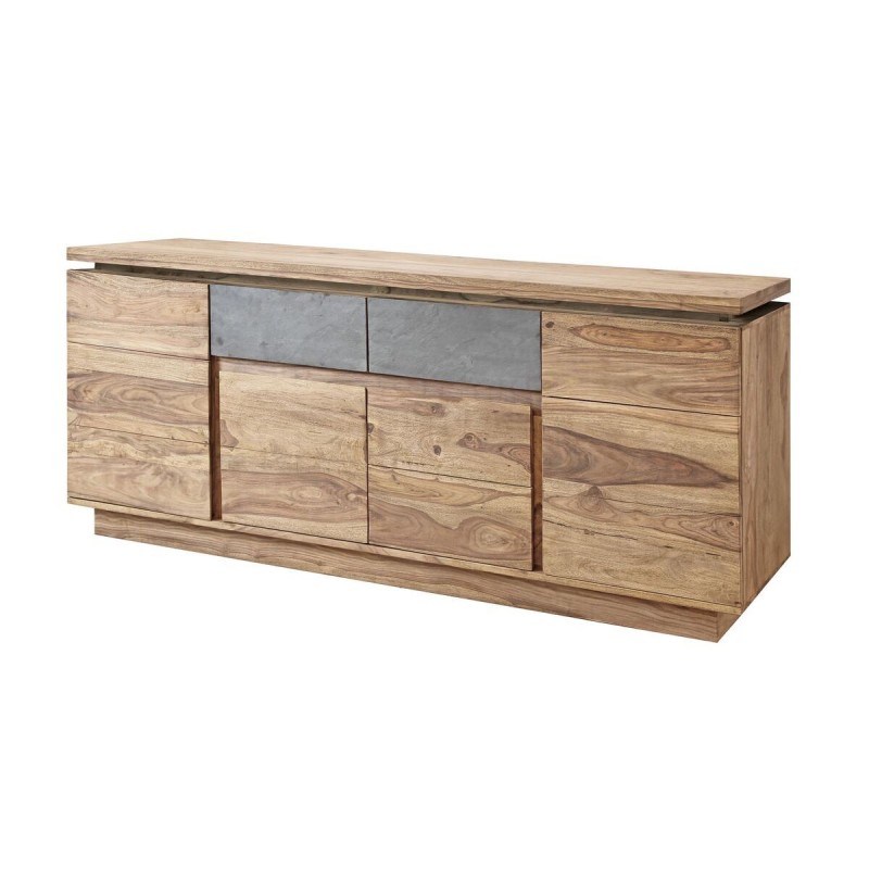 Buffet DKD Home Decor Naturel Gris...