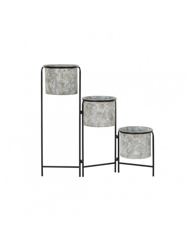 Cache-pot DKD Home Decor Gris Métal...