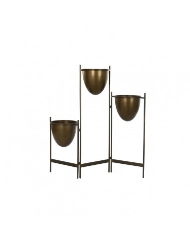 Blumentopf DKD Home Decor Schwarz...