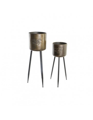 Set de pots DKD Home Decor Champagne...