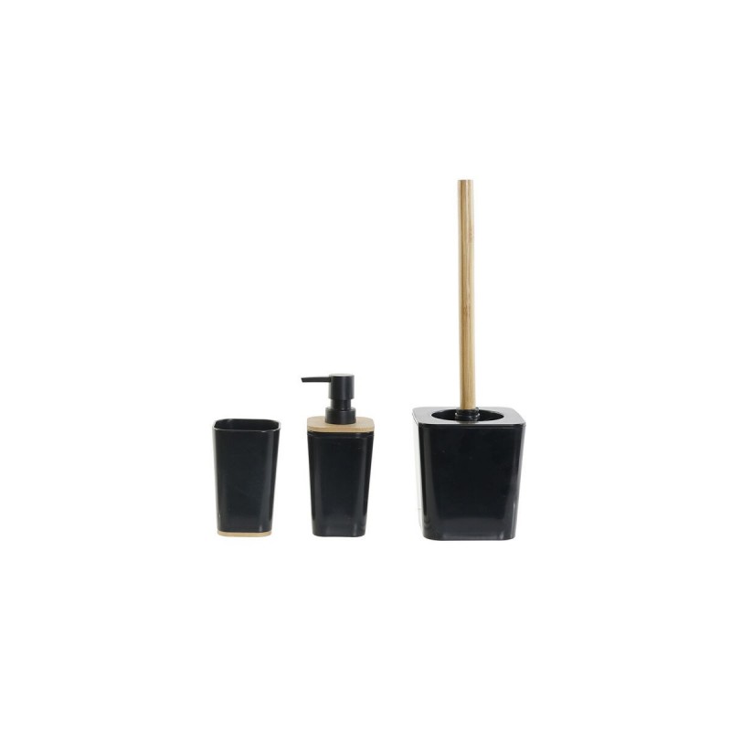 Bath Set DKD Home Decor Natural Black...