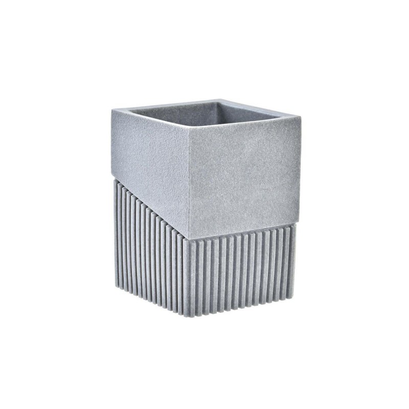 Toothbrush Holder DKD Home Decor Grey...