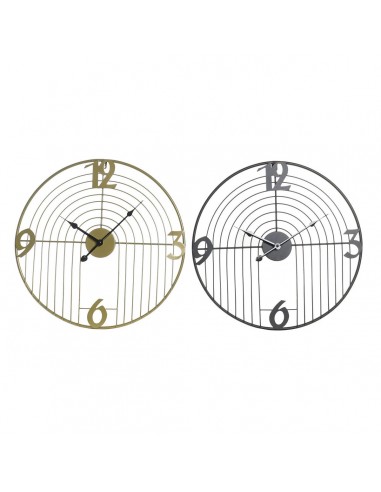 Reloj de Pared DKD Home Decor Negro...