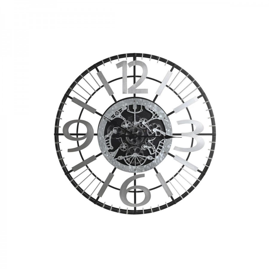 Horloge Murale DKD Home Decor Argenté...