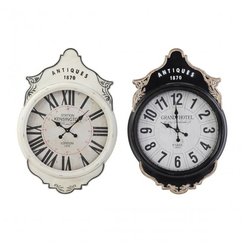 Horloge Murale DKD Home Decor Verre...